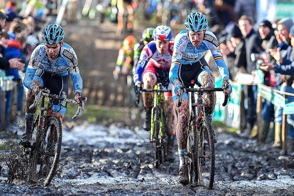 It was a muddy Hoogstraten course