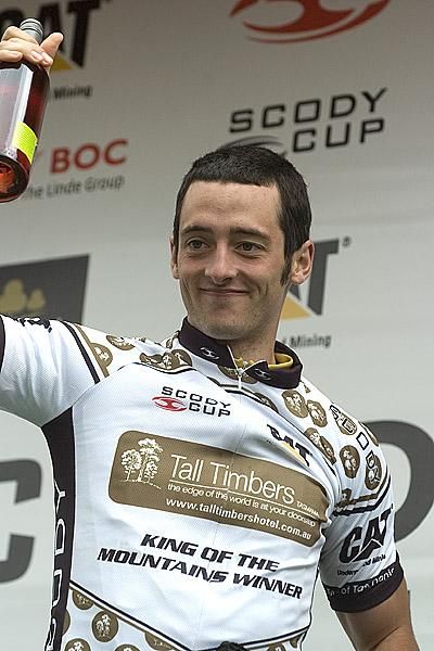 Nathan Haas (DiscoverTasmania.com/TIS) won the Tour's Tall Timbers King of the Mountain Championship. Haas is a mountain-biker from the Australian Capital Territory.