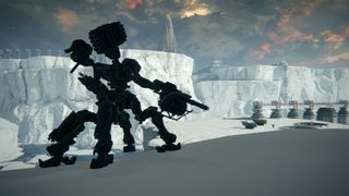 Armored Core 6: Fires of Rubicon ice field