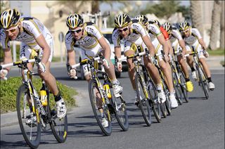 HTC-Columbia, Tour of Qatar 2010, stage 1 TTT