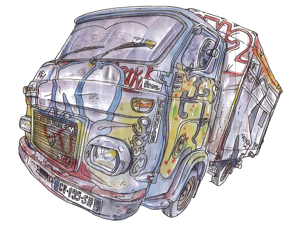 Lapin spent a month observing and sketching in Paris
