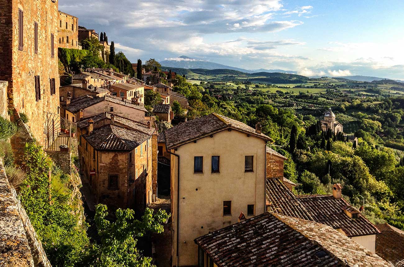 Montepulciano in Tuscany