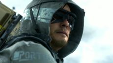 Death Stranding Director's Cut screenshot &ndash; close up of Sam Porter Bridges (Norman Reedus)