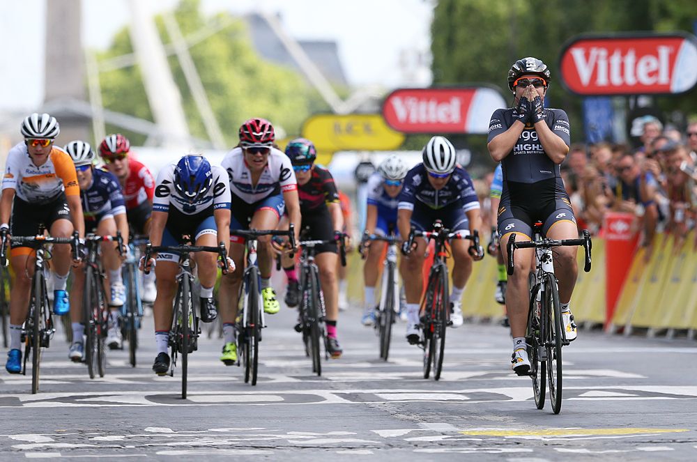 Chloe Hosking (Wiggle-High 5) wins La Course