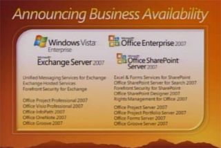 More than 30 products are now available, most of which are connected to Vista or Office 2007.