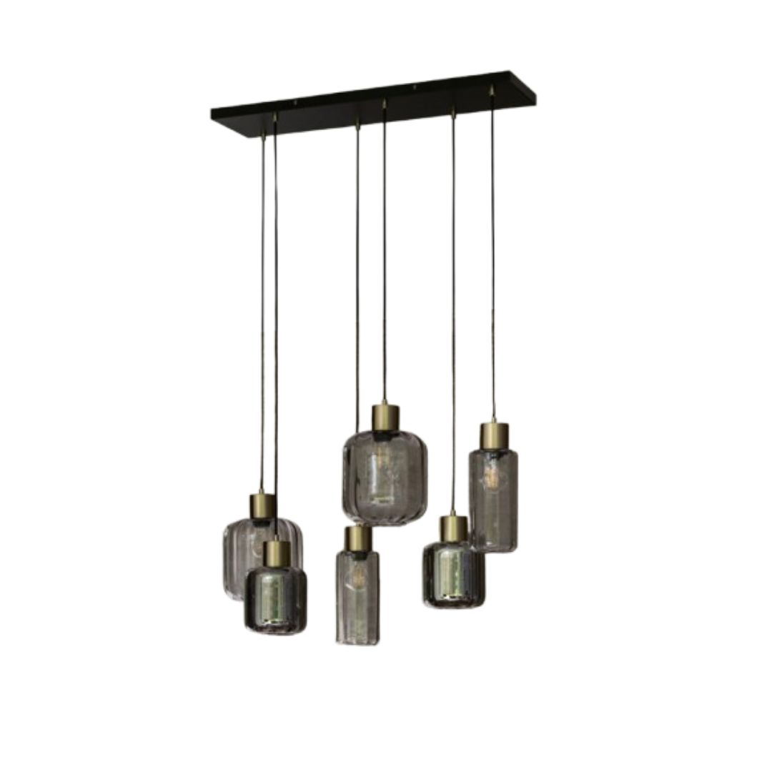 Grey Jensen 6 Light Pendant Ceiling Light