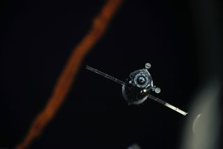 Soyuz Departs ISS with Expedition 35/36 Crew