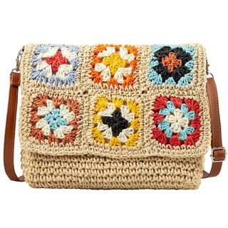 Crochet crossbody bag from Amazon