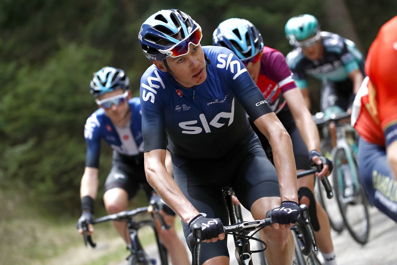 Chris Froome once again did some chasing for his younger teammates