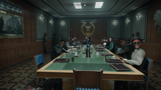 Call of Duty Black Ops Cold War campaign meeting room