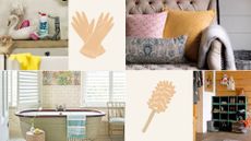 Compilation of common areas around the home we forget to clean that make a house smell 