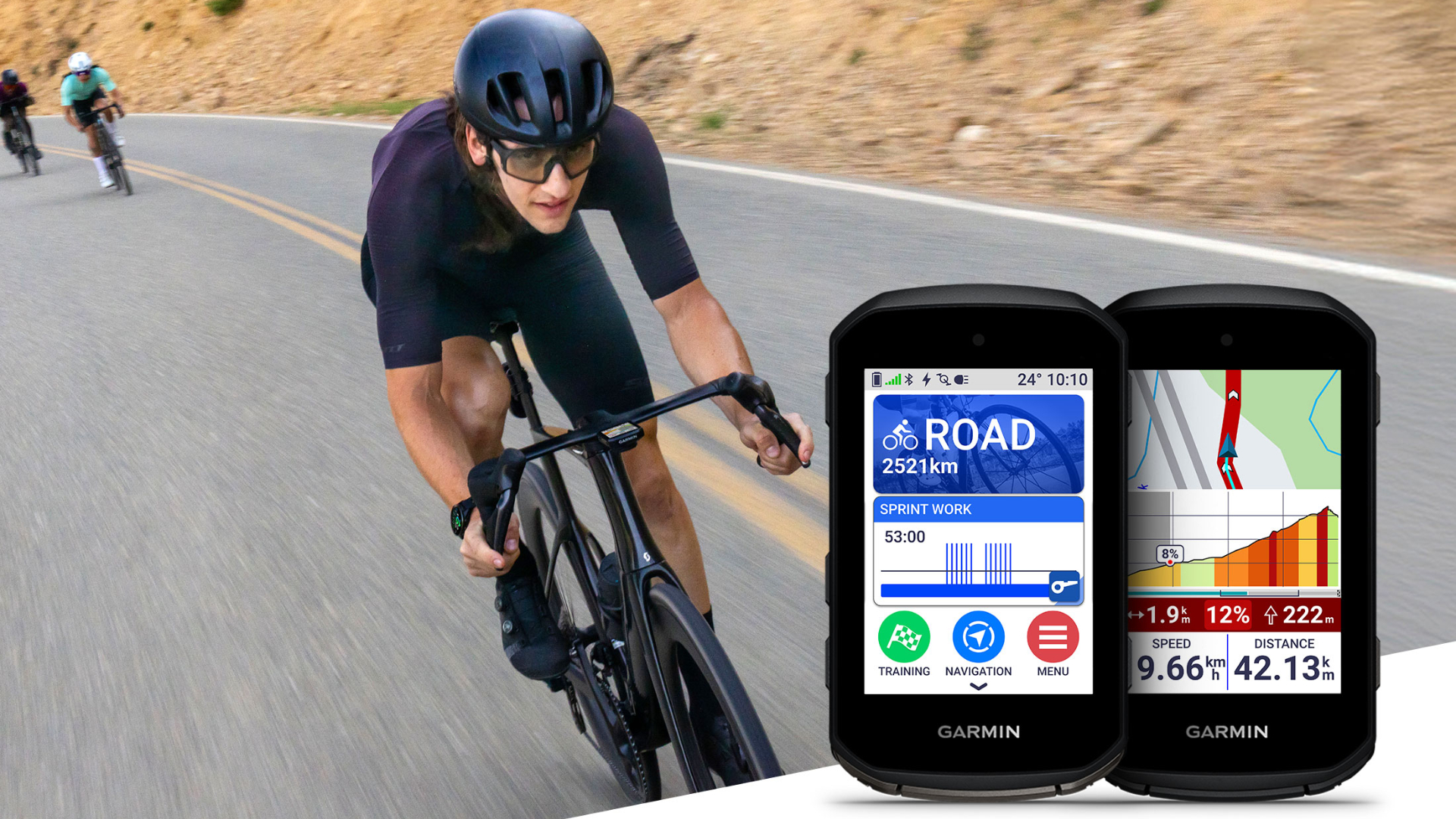 Garmin Edge 850 and Edge 550