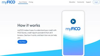 myFICO website screenshot.