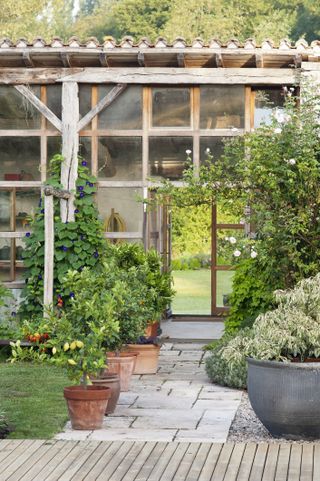 Converted conservatory adds garden privacy