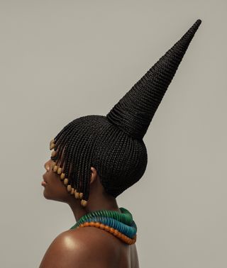 Hairstyle photography by Zizipho Poswa for a show at Southern Guild
