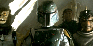 Boba Fett and other bounty hunters await orders