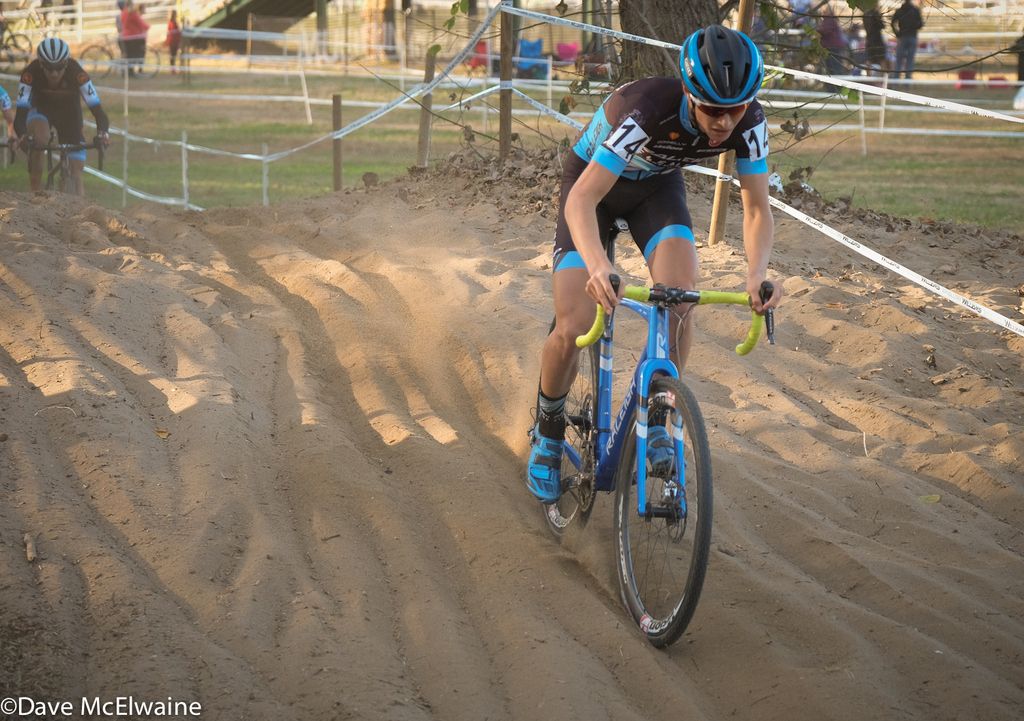 Lance Haidat (Raleigh Clement) seemed to be having a stronger race today