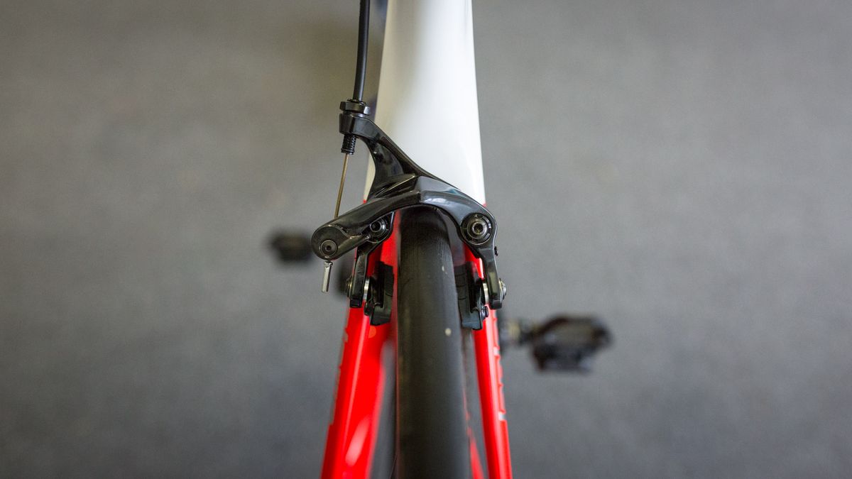 A closer look at the rear brake on the Aircode