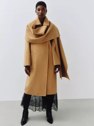 John Lewis Scarf Coat