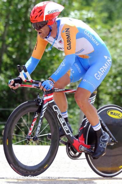 Svein Tuft (Garmin-Transitions) on his way to the Canadian title.