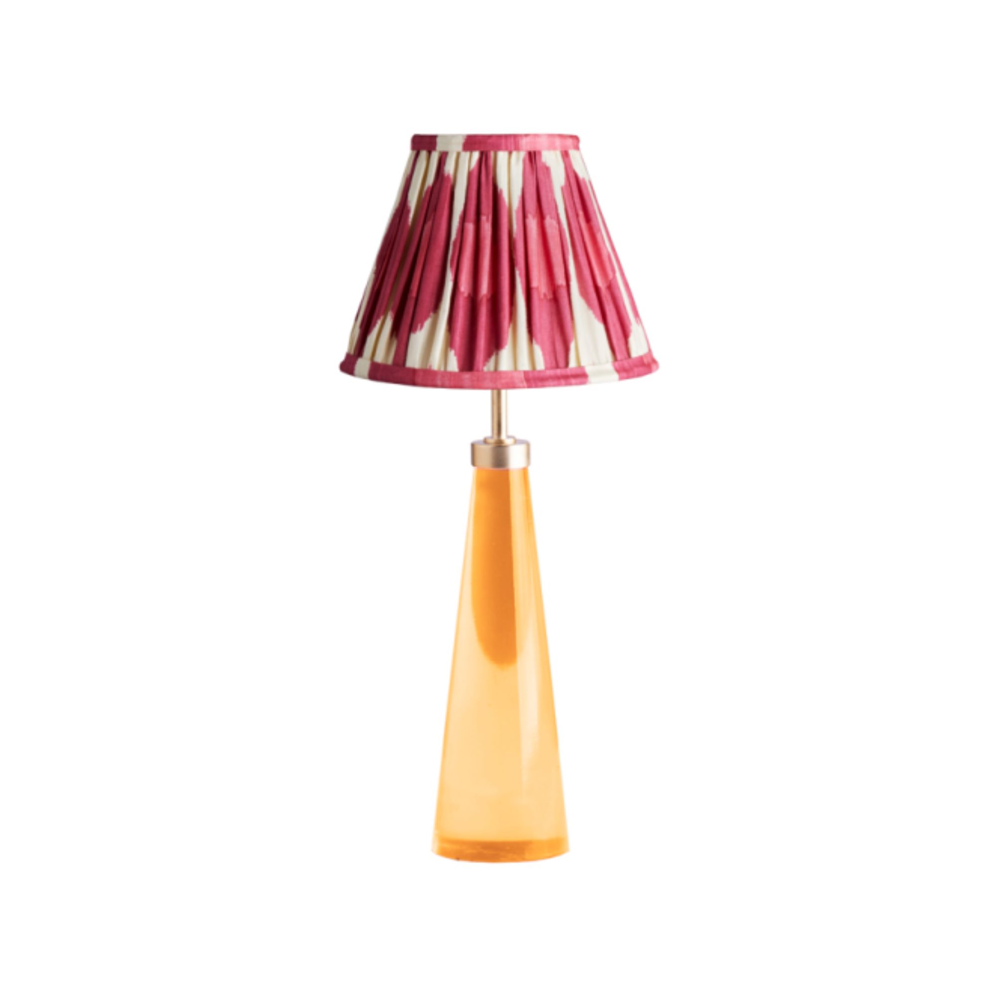 Pooky Lighting, Cueva Rechargeable Table Lamp in Neon Orange by Matthew Williamson