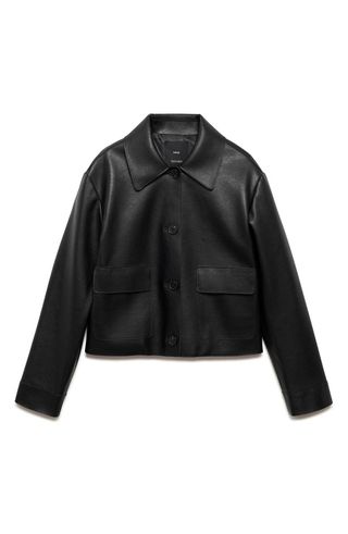 Sabina Faux Leather Jacket