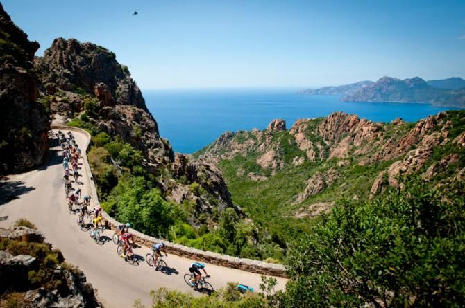 The Tour de France visited Corsica in 2013