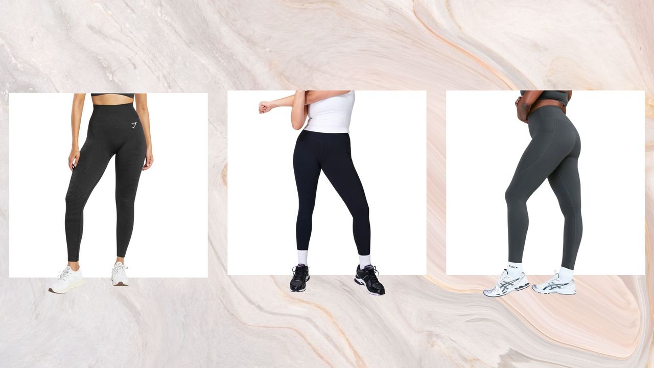 A selection of the best workout leggings, including picks from Gymshark, Sweaty Betty, and TALA