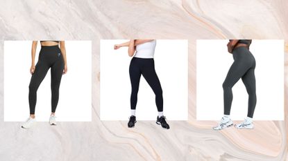 A selection of the best workout leggings, including picks from Gymshark, Sweaty Betty, and TALA