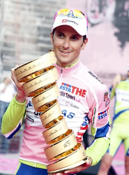 Basso with his trophy