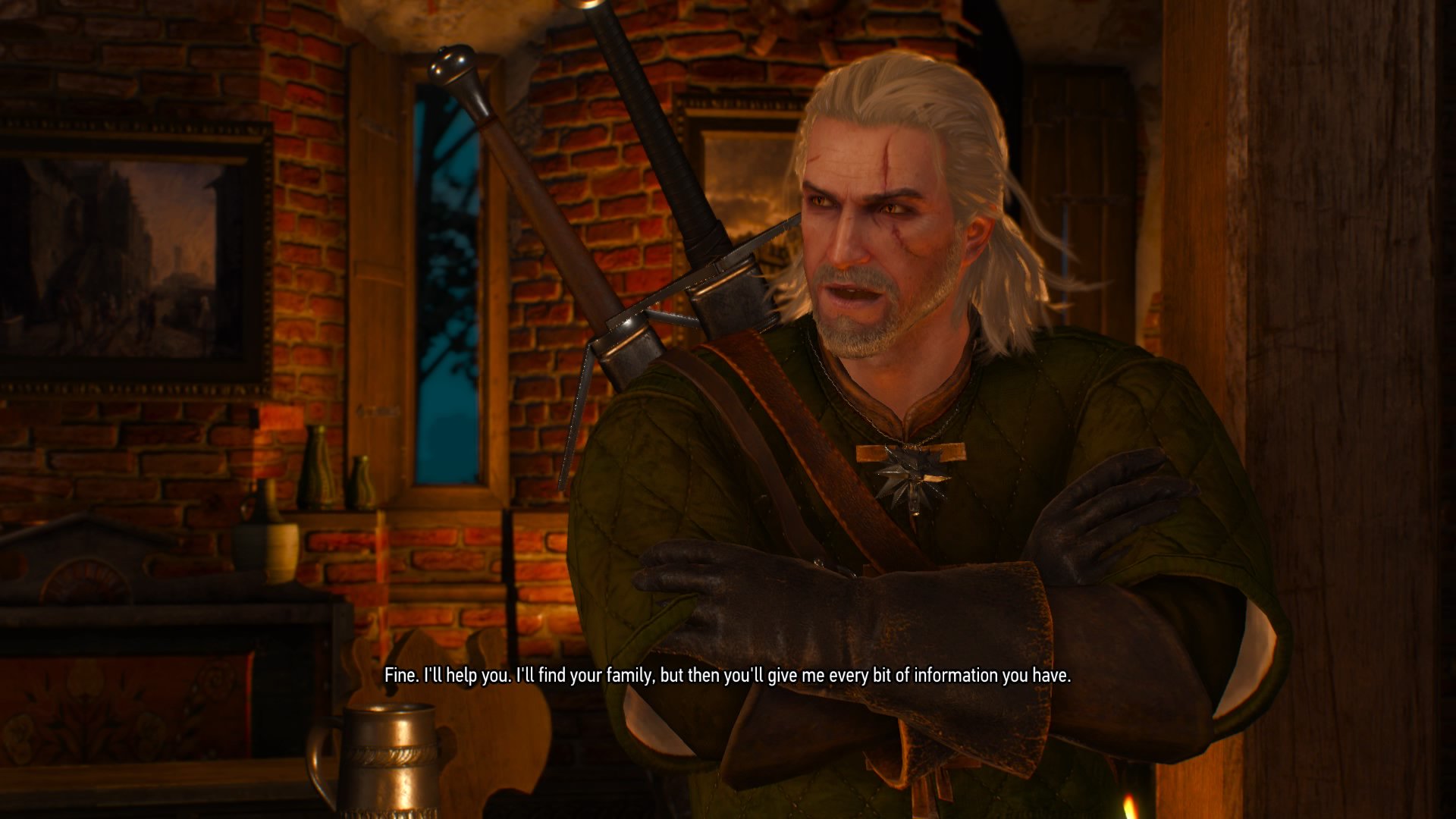 The witcher 3 family matters start