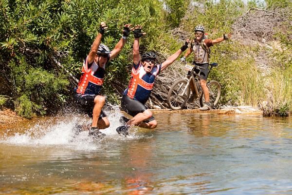 Riders cool off during stage four