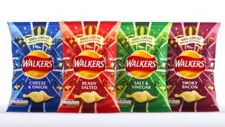 Bags of Walkers crisps