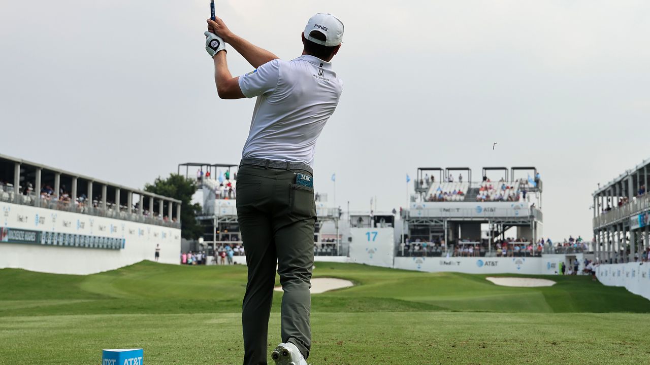 Mackenzie Hughes during the AT&amp;T Byron Nelson