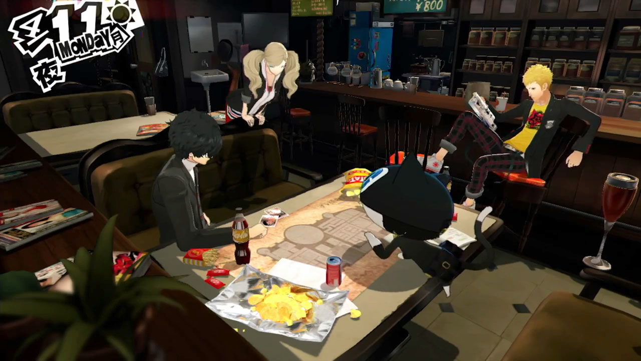 The party meets in Persona 5