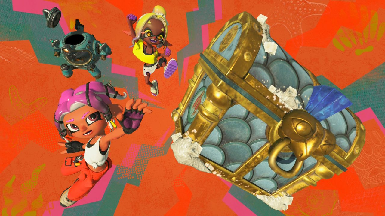 A colourful Nintendo shooting game