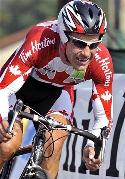 Tuft had to finish with a regular road bike and still managed second