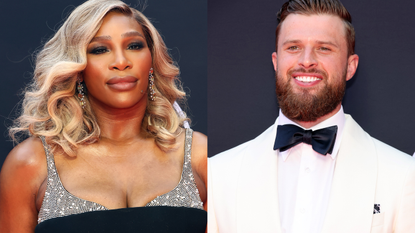 Serena Williams and Harrison Butker