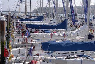 Berthing at Cowes Week