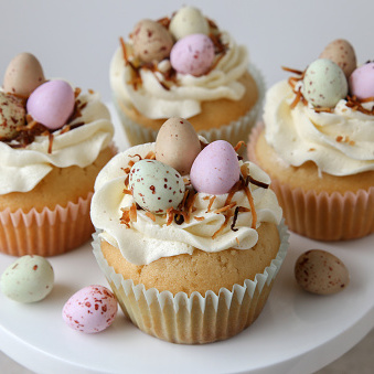 Easter-themed cupcakes