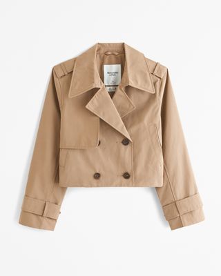 Cropped Trench Coat