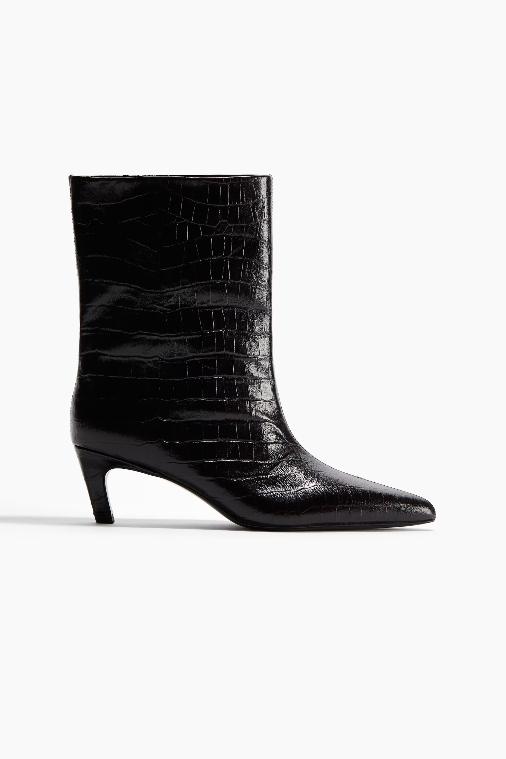 H&amp;amp;M, Leather Ankle Boots