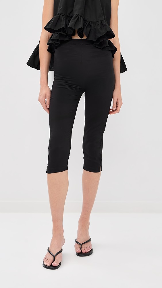 Shreya Capri Pants - Black