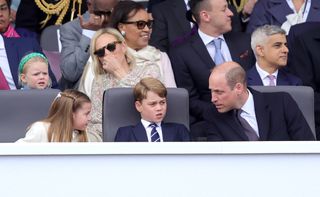 Princess Charlotte, Prince George and Prince William
