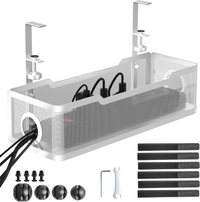 Cinati Under Desk Cable Management Tray