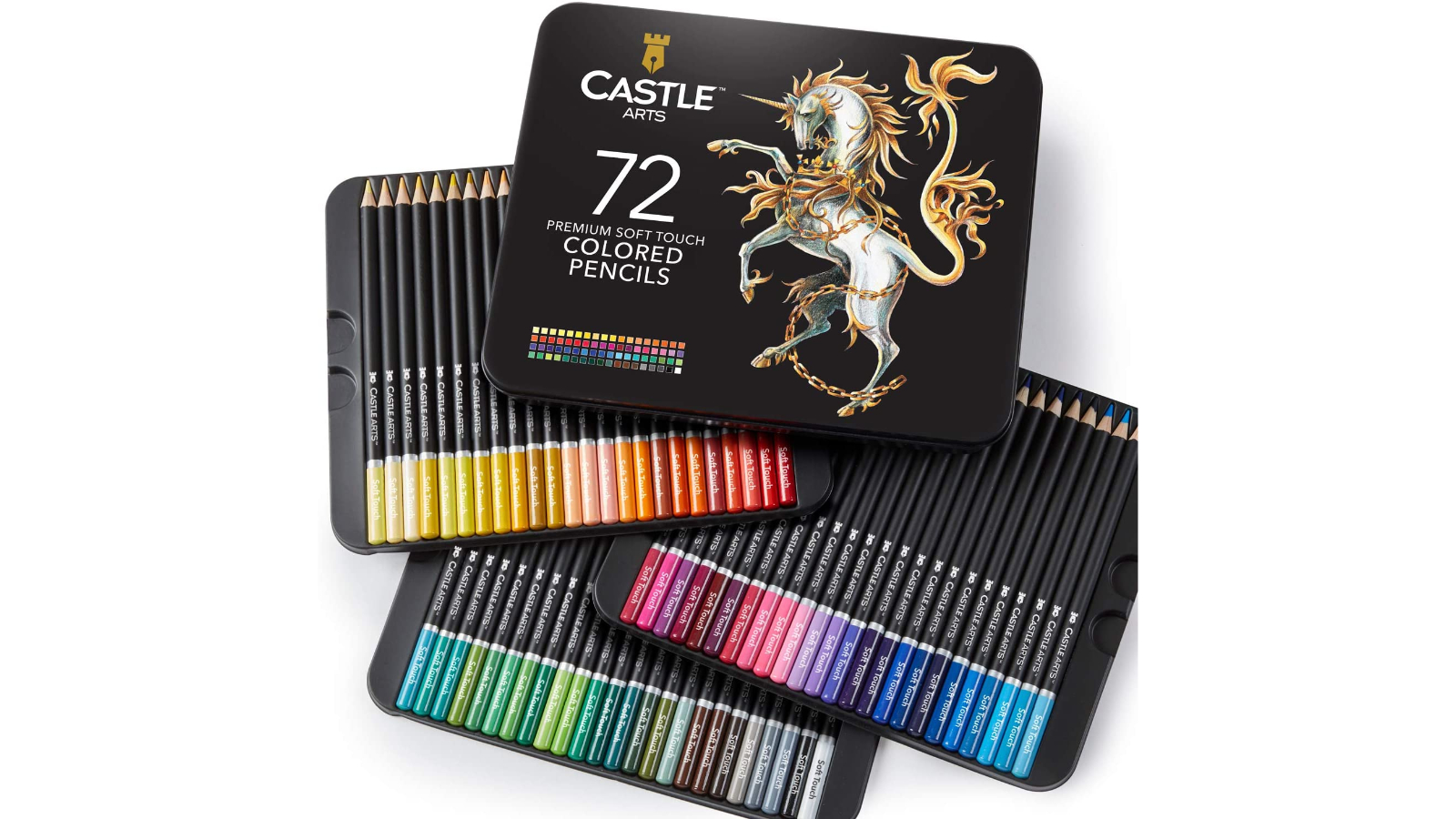 Best coloured pencils: Castle Art Supplies 72