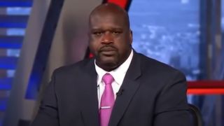 Shaquille O'Neal on Inside the NBA.