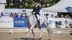 Tobias Thorning Joergensen riding Jolene at the 2022 World Championships