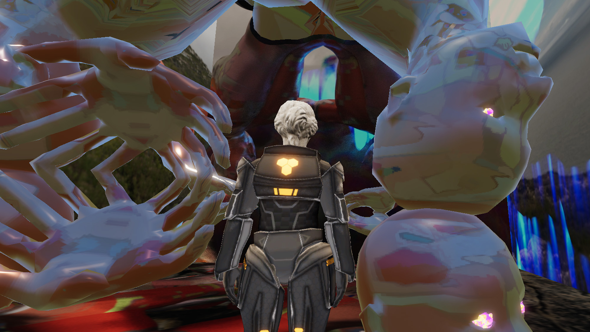 Digital art in the metaverse in Decentraland
