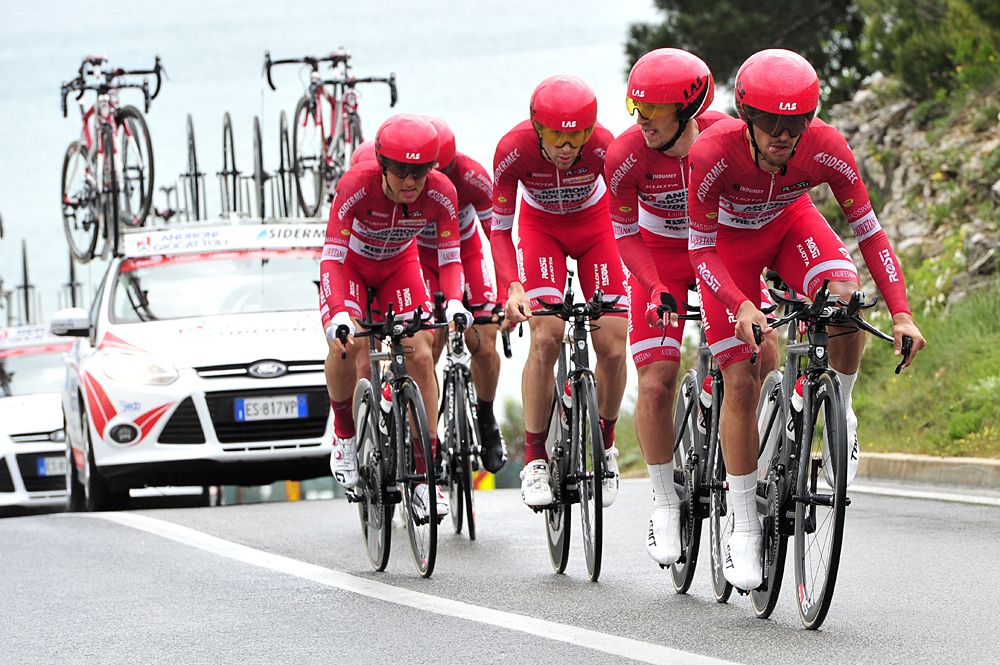 Androni-Sidermec at the team time trial Tour of Croatia